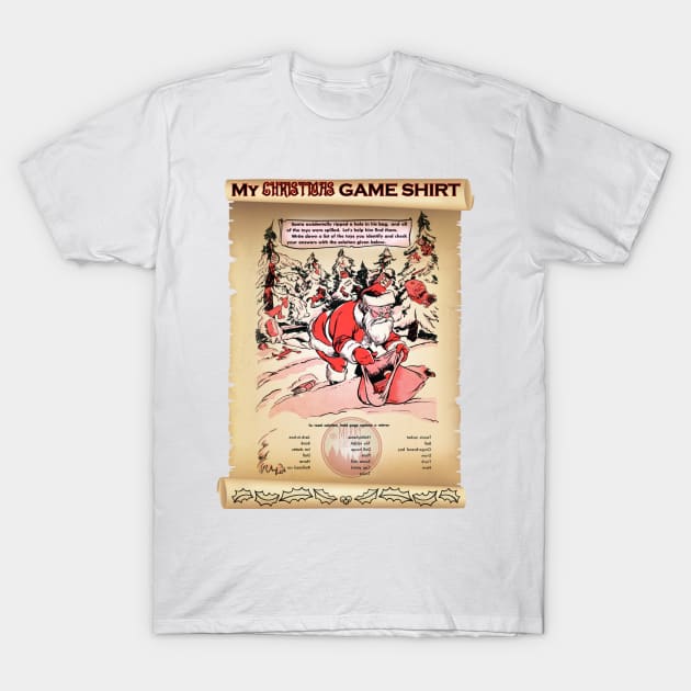 My Christmas Game Shirt T-Shirt by Joaddo